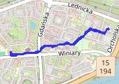 Trasa z dnia 2015-05-10 00:03 - mapa trasy gps - spacer