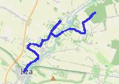 Trasa z dnia 2013-02-21 18:25 - mapa trasy gps - bieganie
