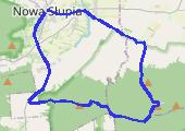 Nowa Słupia - Skoszyn - Góra Skoszyńska - Szczytniak - Góra Jeleniowska - Nowa Słupia - mapa trasy gps - wędrówka