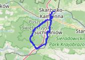 Trasa z dnia 2013-02-23 13:02 - mapa trasy gps - rower górski