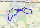 CardioTrainer_2011-10-14T10_21_57Z - mapa trasy gps - spacer
