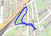 Trasa z dnia 2013-02-24 19:33 - mapa trasy gps - marsz