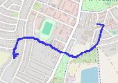 CardioTrainer_2011-10-30T13_47_34Z - mapa trasy gps - spacer