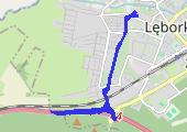 Marszobieg 2013-02-25 09:27 - mapa trasy gps - marsz