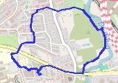 Trasa z dnia 2015-04-17 20:17 - mapa trasy gps - spacer
