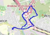 Trasa z dnia 2015-04-13 21:47 - mapa trasy gps - spacer
