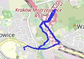 Trasa z dnia 2015-04-09 18:54 - mapa trasy gps - spacer