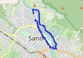 Trasa z dnia 2013-02-25 18:58 - mapa trasy gps - bieganie