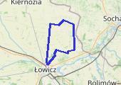 Trasa Jezorko-Gągolin - mapa trasy gps - rower miejski