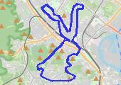 Trasa z dnia 2015-05-22 18:11 - mapa trasy gps - rower górski