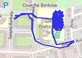 Trasa z dnia 2013-02-26 18:50 - mapa trasy gps - marsz