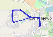 VI Bieg Czerniejewski 2015-05-23 12:45 - mapa trasy gps - bieganie