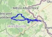 Krnovska 50 - 2015  - mapa trasy gps - marsz