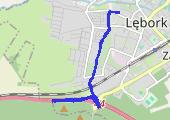 Marszobieg 2013-02-27 08:43 - mapa trasy gps - marsz