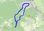Trasa z dnia 2015-05-25 10:37 - mapa trasy gps - rower górski