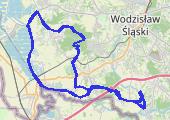 Niedziela.. - mapa trasy gps - rower górski
