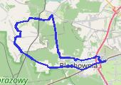 Wreczyca i okolice - mapa trasy gps - rower trekkingowy