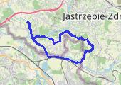 01.06.2015 - mapa trasy gps - rower górski