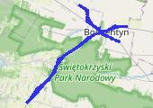 Trasa z dnia 2013-03-02 19:38 - mapa trasy gps - samochód