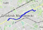 Trasa z dnia 2015-06-05 19:49 - mapa trasy gps - samochód
