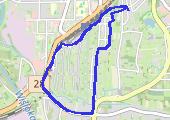 Trasa z dnia 2013-03-05 19:54 - mapa trasy gps - marsz