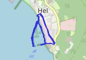 Spacer 16 - mapa trasy gps - spacer
