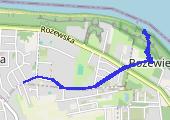Spacer 17 - mapa trasy gps - spacer
