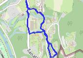 Trasa z dnia 2015-06-10 19:27 - mapa trasy gps - spacer