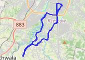 Trasa z dnia 2015-06-13 18:43 - mapa trasy gps - rower miejski