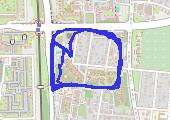 Trasa z dnia 2015-06-06 22:57 - mapa trasy gps - spacer