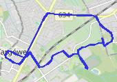 Trasa z dnia 2015-06-20 10:30 - mapa trasy gps - nordic walking