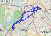 Trasa z dnia 2015-06-20 19:10 - mapa trasy gps - rower górski