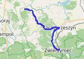 Trasa z dnia 2015-06-23 16:01 - mapa trasy gps - rower trekkingowy