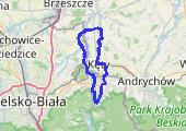 z Patrykiem - mapa trasy gps - rower trekkingowy