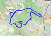 Trasa z dnia 2015-06-24 18:31 - mapa trasy gps - rower górski