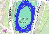 Trasa z dnia 2015-06-24 19:23 - mapa trasy gps - bieganie