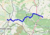 Trasa z dnia 2015-06-25 14:16 - mapa trasy gps - rower trekkingowy