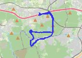 Trasa z dnia 2015-06-29 17:43 - mapa trasy gps - rower górski