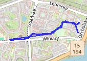 Trasa z dnia 2015-06-30 17:41 - mapa trasy gps - spacer