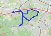 Trasa z dnia 2015-07-01 09:58 - mapa trasy gps - rower górski