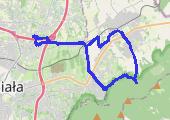 Trasa z dnia 2015-07-01 21:53 - mapa trasy gps - rower górski