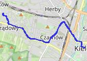 Trasa z dnia 2015-06-30 13:59 - mapa trasy gps - rower miejski