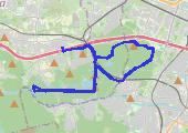 Trasa z dnia 2015-07-04 09:53 - mapa trasy gps - bieganie
