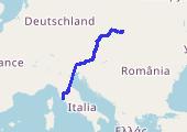 Albinia Polska - mapa trasy gps - samochód
