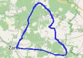 Trasa z dnia 2015-07-06 19:40 - mapa trasy gps - rower górski
