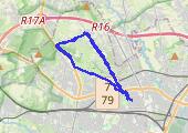 Trasa z dnia 2015-07-07 18:35 - mapa trasy gps - bieganie
