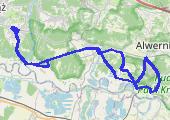 Trasa z dnia 2015-07-07 18:46 - mapa trasy gps - rower szosowy