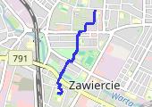 Trasa z dnia 2015-07-07 19:12 - mapa trasy gps - rower górski