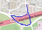 Trasa z dnia 2015-07-08 08:22 - mapa trasy gps - bieganie
