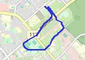 Trasa z dnia 2015-07-08 19:53 - mapa trasy gps - bieganie